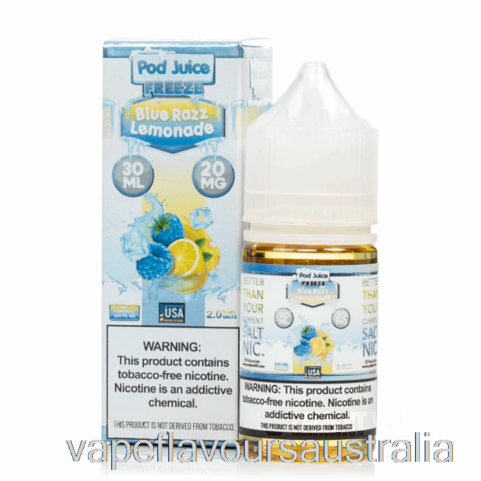 Vape Australia FREEZE Blue Razz Lemonade - Pod Juice - 30mL 20mg